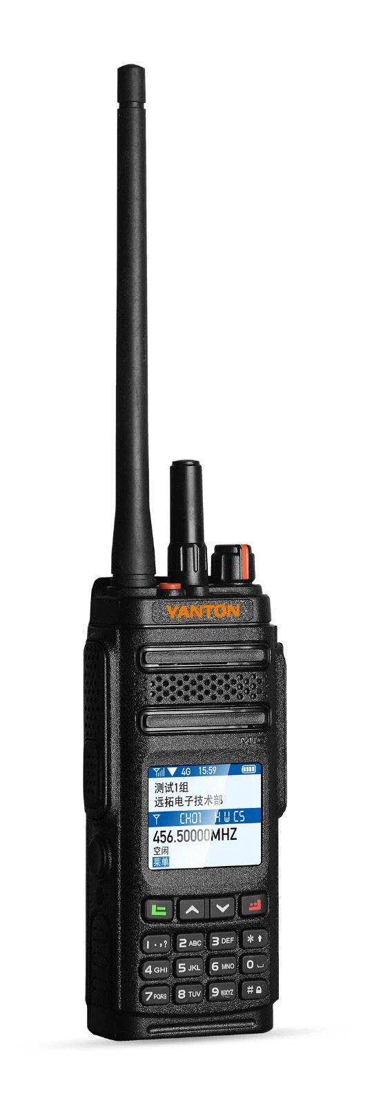 Poc Radio With DMR/Analog Dual Mode DM-68 200 Km LTE Walkie Talkie With Sim Card