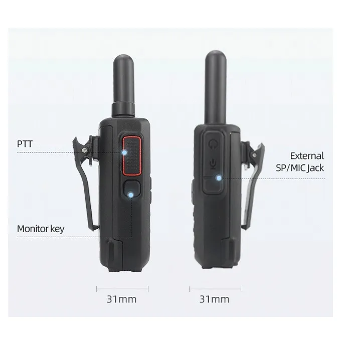 2W FCC Walkie Talkie