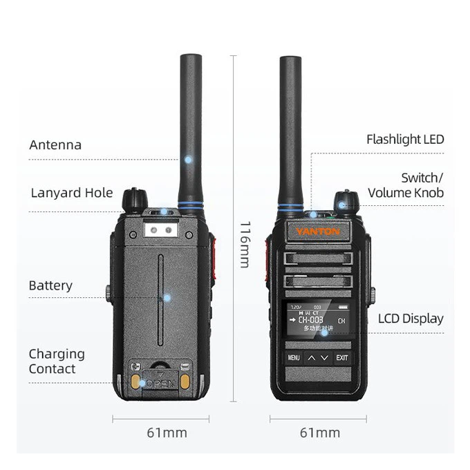 5W Long Distance Walkie Talkie