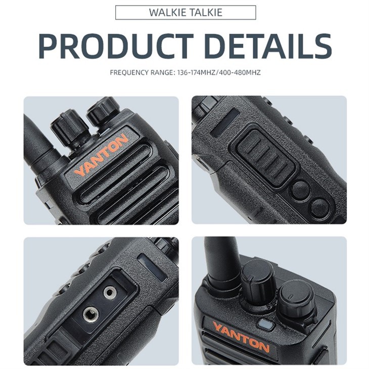 Portable Professional Walkie Talkie Set