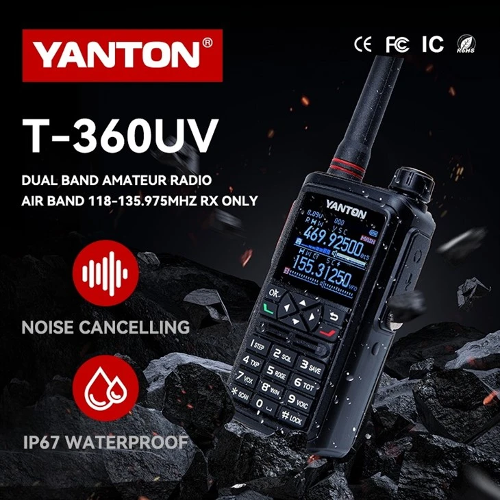 5w Air Band Two Way Radio